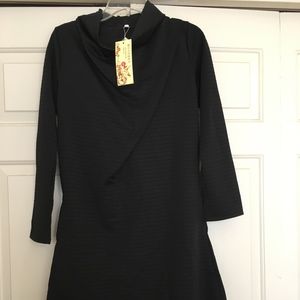 Oriental labeled Black Dress.  Size Large.  NWT!